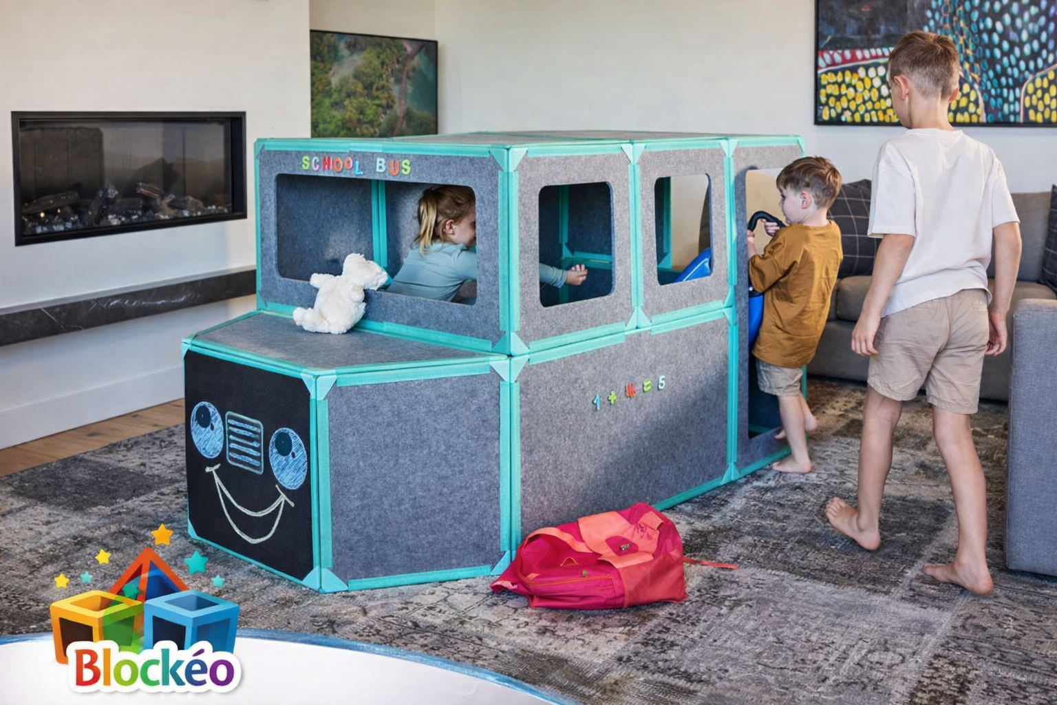 Creat&Home – Blocs de jeu modulaires (56 blocs)